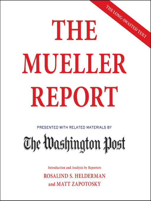 Title details for The Mueller Report by The Washington Post - Available